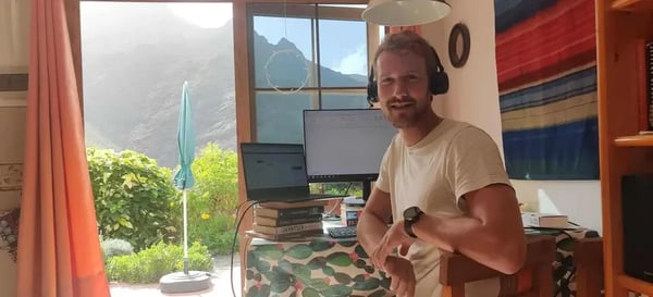 Digital nomad at QOCO - Henrik Ollus has spent two months living and working in Spain