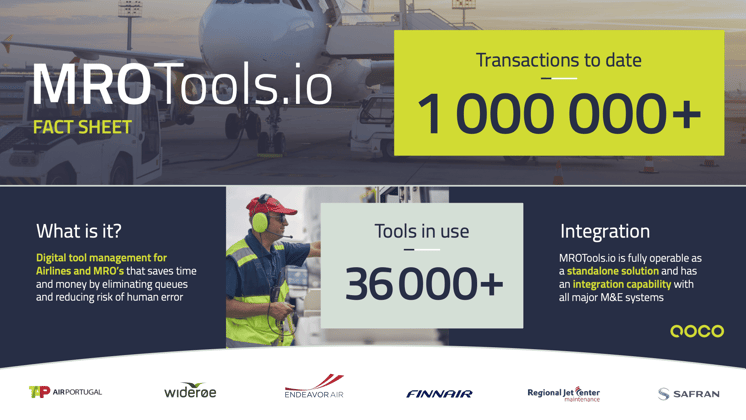 MROTools.io reaches one million transactions